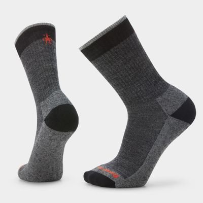 FRONT VIEW OF SMARTWOOL UNISEX EVERYDAY ROLLINSVILLE CREW SOCKS FEATURES VERSATILE DURABILITY AND L…