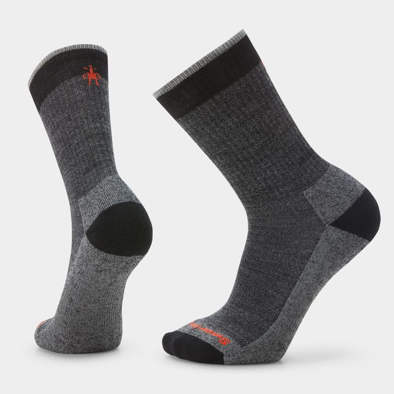 FRONT VIEW OF SMARTWOOL UNISEX EVERYDAY ROLLINSVILLE CREW SOCKS FEATURES VERSATILE DURABILITY AND L…