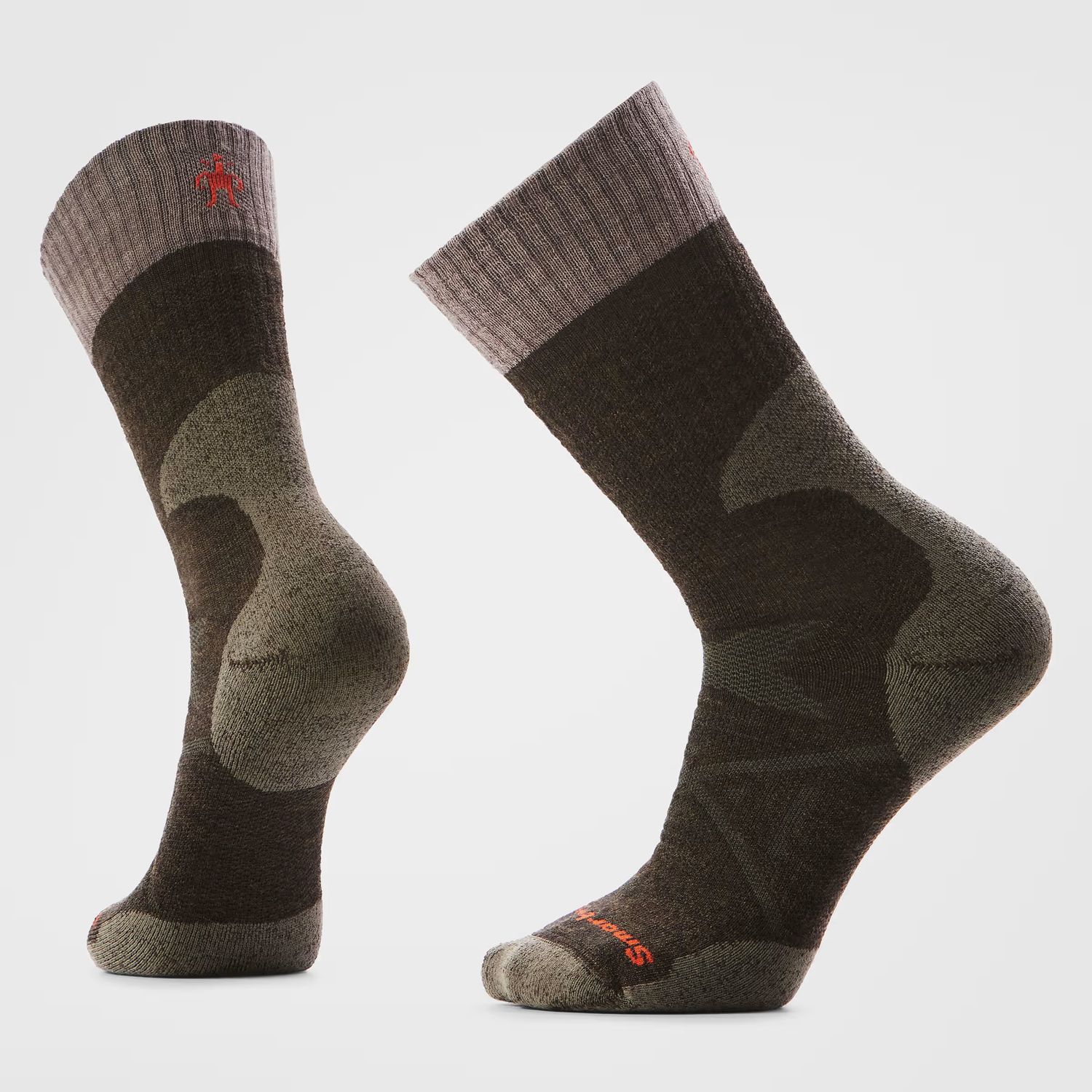 MAIN IMAGE OF SMARTWOOL UNISEX HUNT FULL CUSHION TALL CREW SOCKS IN MILITARY OLIVE LARGE WITH EXTRA…
