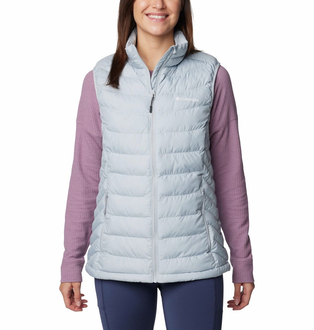 COLUMBIA WOMENS POWDER LITE™ II VEST 25, Color: CIRRUS GREY, Size: SMALL