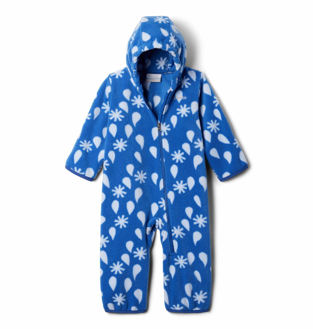 COLUMBIA YOUTH SNOWTOP™ II BUNTING ONE PIECE OUTFIT 25, Color: MOUNTAIN BLUE SLEET TONAL, Size: 6-12M