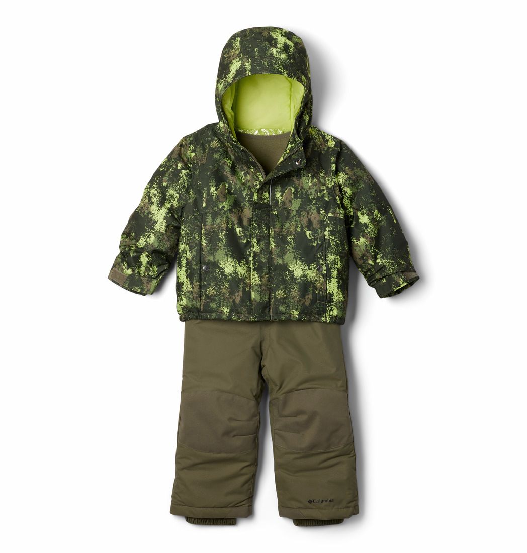 COLUMBIA YOUTH BUGA™ II SET ONE PIECE OUTFIT 25, Color: STONE GREEN TIMBERWILD/STONE GREEN, Size: 2T