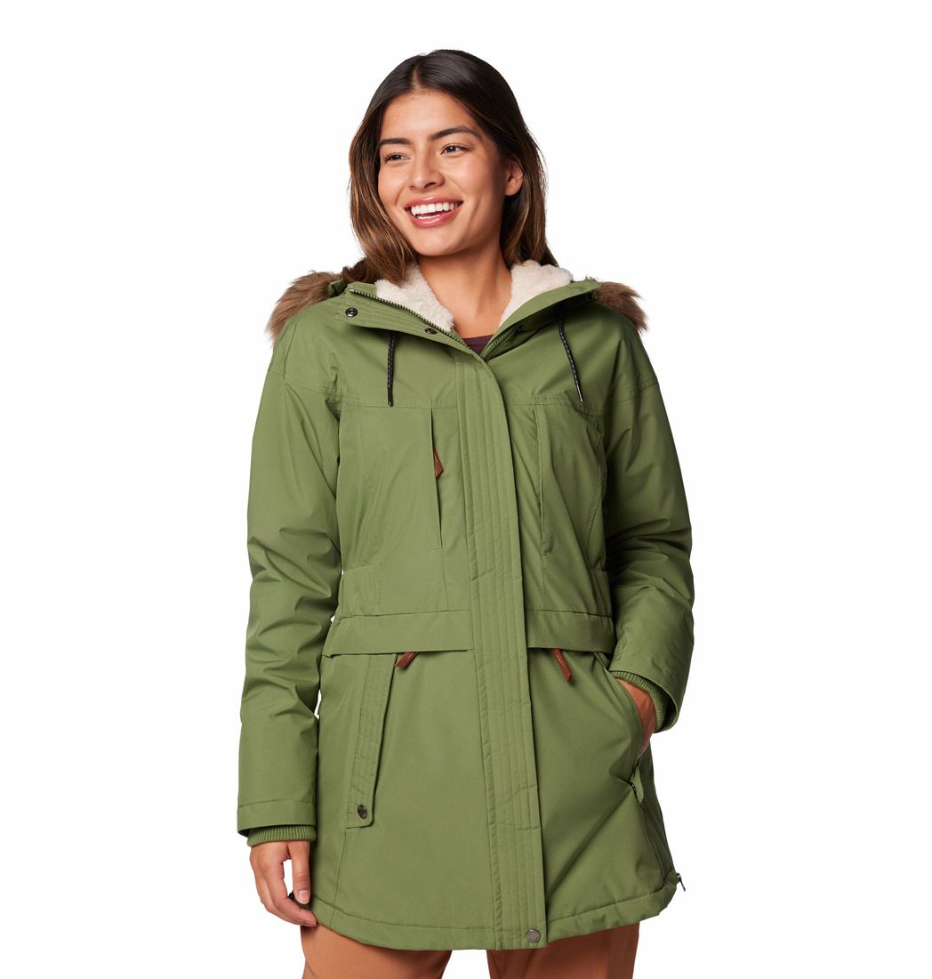 COLUMBIA WOMENS PAYTON PASS™ II INSULATED WINTER JACKET 25, Color: CANTEEN, Size: SMALL