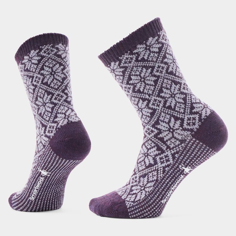 SMARTWOOL UNISEX EVERYDAY TRADITIONAL SNOWFLAKE CREW SOCKS 26