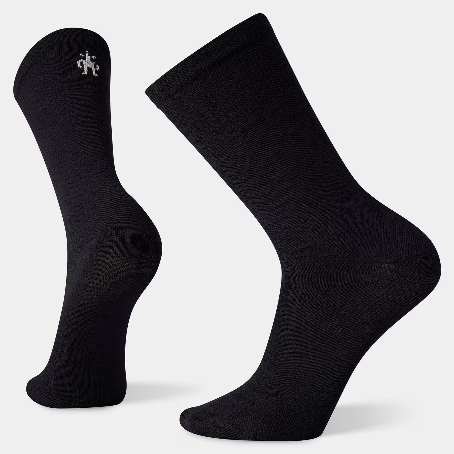 MAIN IMAGE OF SMARTWOOL UNISEX HIKE CLASSIC EDITION ZERO CUSHION LINER CREW SOCKS IN BLACK LARGE WI…