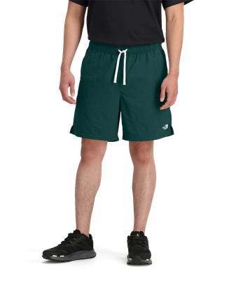 FRONT VIEW OF THE NORTH FACE MENS ACTION 2.0 SHORT WITH DROP-IN BACK POCKET AND WICKS MOISTURE