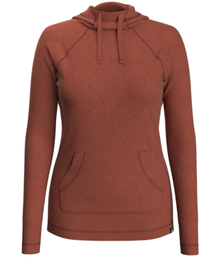 SMARTWOOL WOMENS THERMAL MERINO DRAPE NECK HOODIE 24