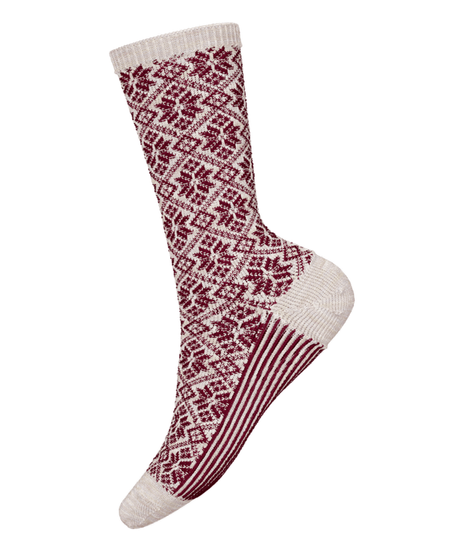 SMARTWOOL UNISEX EVERYDAY TRADITIONAL SNOWFLAKE CREW SOCKS 24
