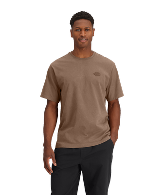 FRONT VIEW OF THE NORTH FACE MENS NATURE RELAXED SHORT SLEEVE SHIRT WITH CASUAL COMFORT