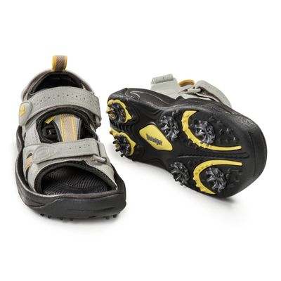 Comfortable and durable women's golf sandals for stylish performance and breathability on the course.