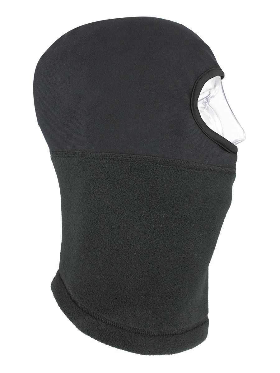 MAIN IMAGE OF SEIRUS UNISEX HEATWAVE™ THICK N THIN™ HEADLINER® FACE MASK IN BLACK O/S WITH 4-WAY ST…