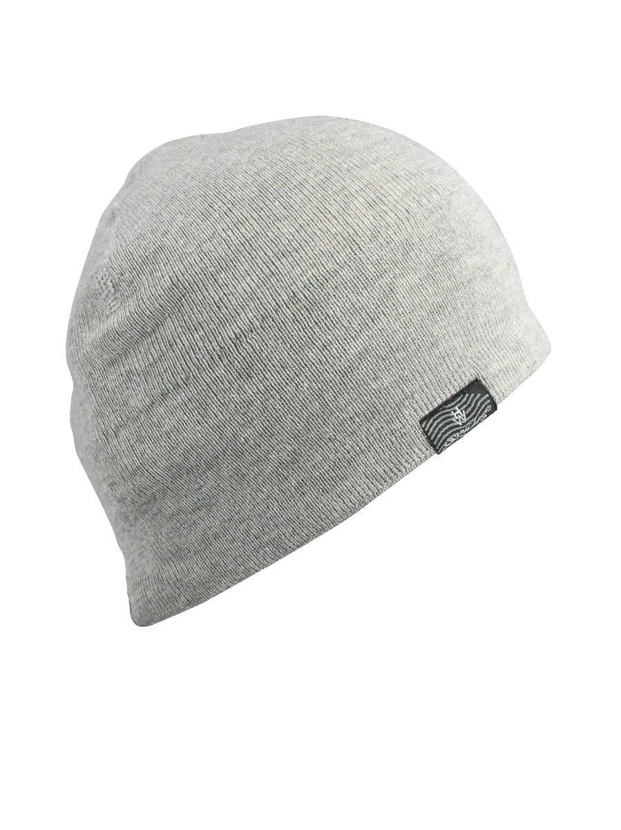 MAIN IMAGE OF SEIRUS UNISEX HEATWAVE™ STEEPLE™ BEANIE IN HEATHER GRAY O/S WITH HEAT REFLECTIVE LINI…