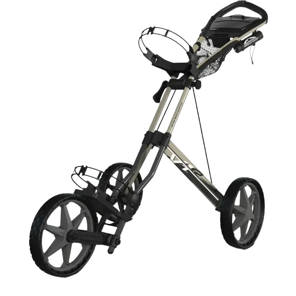 SUN MOUNTAIN SPEED CART V1R GOLF PUSH CART, Color: STEEL/FOG