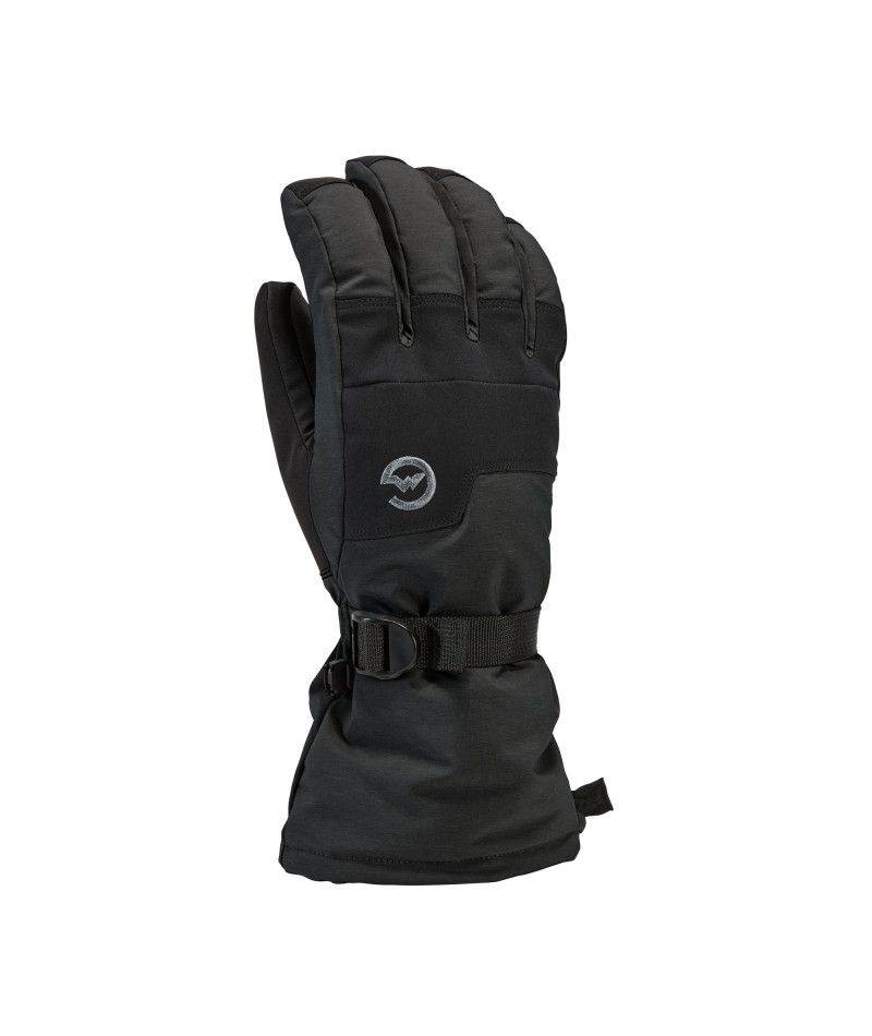GORDINI MENS AQUABLOC DOWN GAUNTLET GLOVE 26, Color: BLACK, Size: SMALL