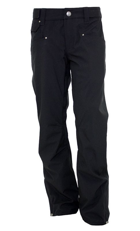 FRONT VIEW OF TURBINE MENS E2F SNOW PANT FEATURES INNER-THIGH VENTING FOR BREATHABILITY AND DURABLE…
