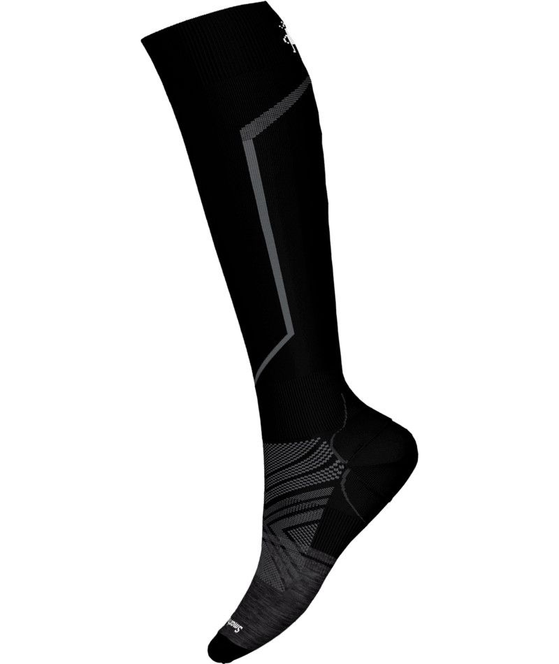 SMARTWOOL UNISEX SKI TARGETED CUSHION OTC SOCKS, Color: BLACK, Size: MEDIUM