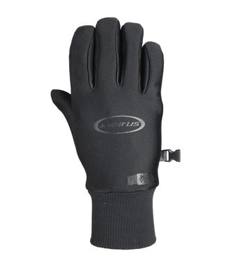 BACK OF HAND VIEW OF SEIRUS MENS HEATWAVE™ ST ALL WEATHER™ GLOVE FEATURES REFLECTIVE WARMTH AND TOU…