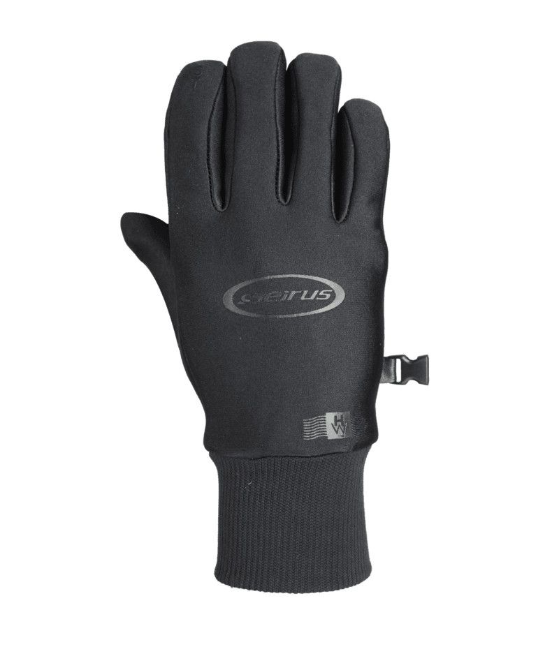 MAIN IMAGE OF SEIRUS MENS HEATWAVE™ ST ALL WEATHER™ GLOVE IN BLACK SMALL WITH REFLECTIVE WARMTH AND…