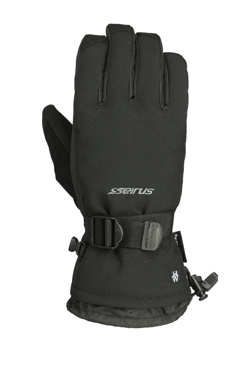MAIN IMAGE OF SEIRUS MENS HEATWAVE™ ZENITH™ GLOVE IN BLACK SMALL WITH WATERPROOF INSERT AND WARM HE…