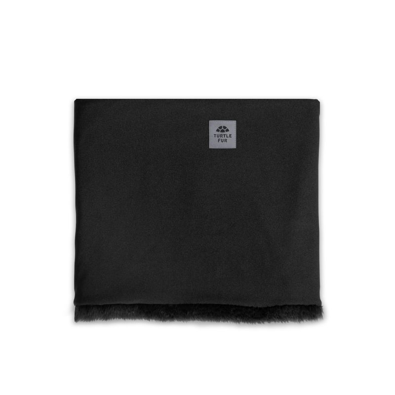 FRONT VIEW OF TURTLE FUR UNISEX COMFORT SHELL™ LINED WITH COMFORT PLUSH™ NECK GAITER FEATURES STRET…