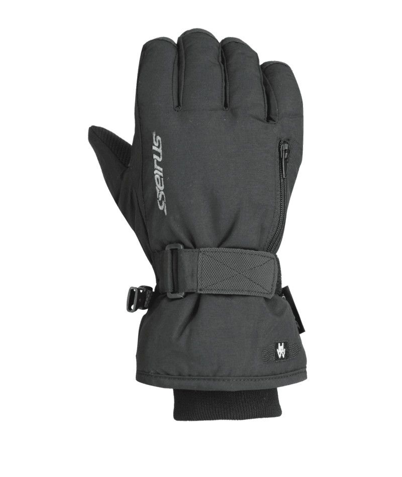 SEIRUS YOUTH HEATWAVE™ JR STASH™ GLOVE 26, Color: BLACK, Size: SMALL