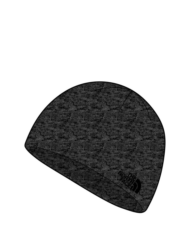 THE NORTH FACE UNISEX JIM BEANIE WINTER HAT, Color: TNF BLACK HEATHER, Size: O/S