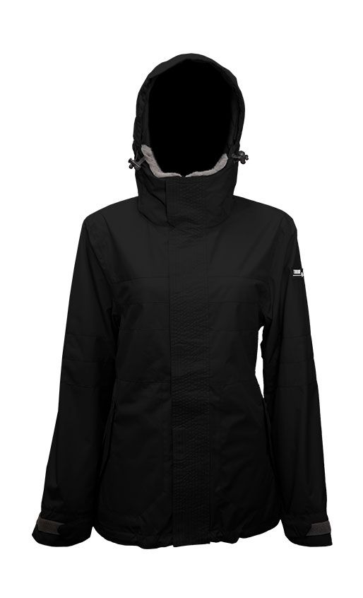 TURBINE WOMENS AVIATOR WINTER JACKET 25, Color: BLACK, Size: XS
