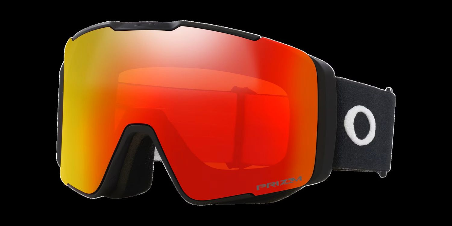 OAKLEY UNISEX LINE MINER PRO M GOGGLES 25, Frame Color: MATTE BLACK, Lens Color: PRIZM TORCH IRIDIUM &amp; PRIZM ICED IRIDIUM