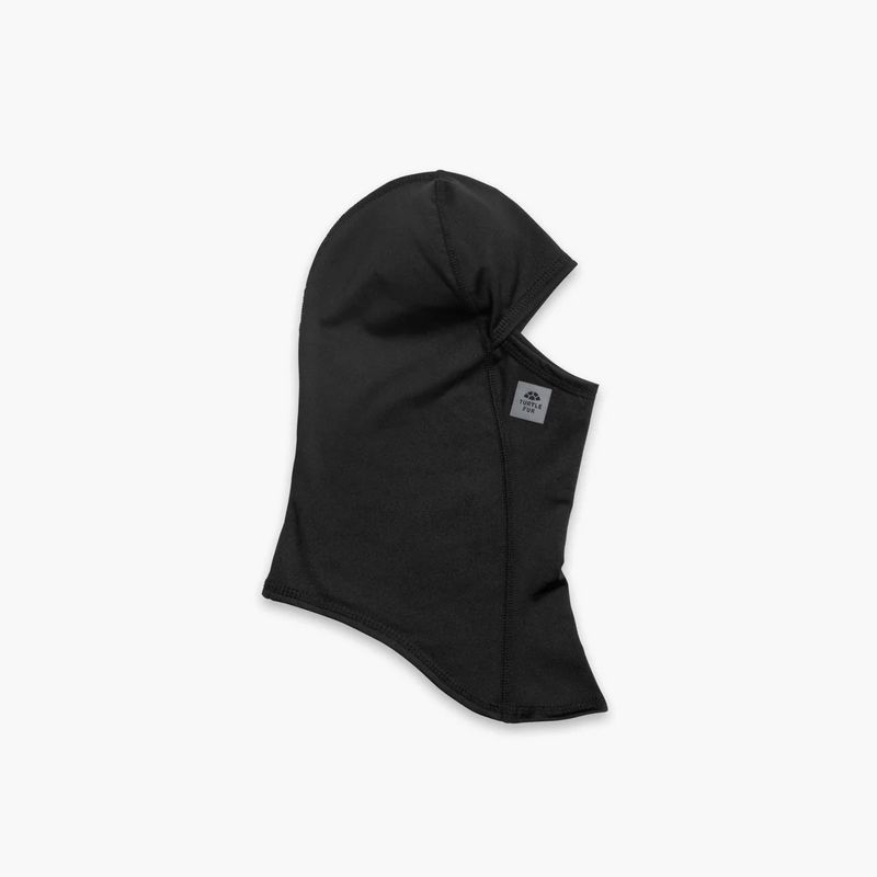 FRONT VIEW OF TURTLE FUR YOUTH COMFORT SHELL™ MAXCLAVA BALACLAVA FEATURES SOFT PERFORMANCE FABRIC A…