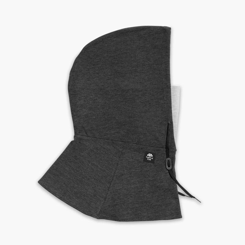 FRONT VIEW OF TURTLE FUR UNISEX COMFORT LUXE™ ALL-MOUNTAIN OVERHOOD BALACLAVA FEATURES SOFT FABRIC …