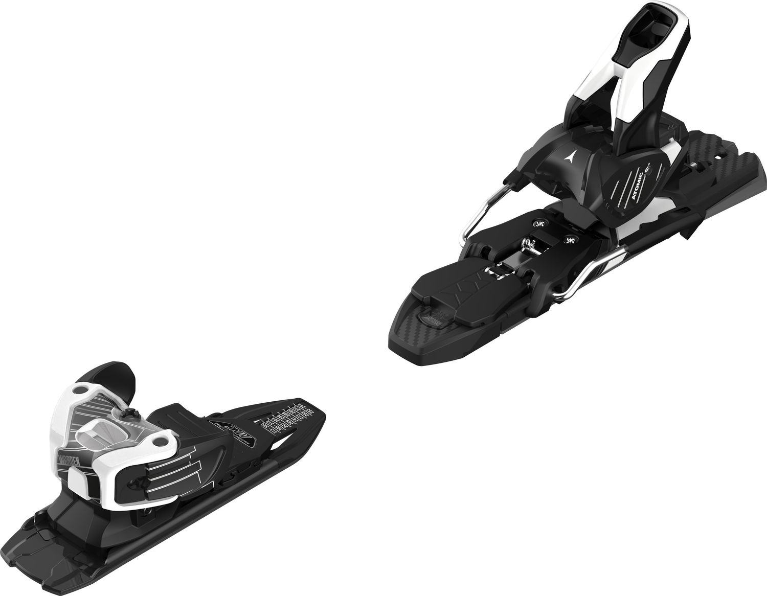 ATOMIC UNISEX NR WARDEN 13 MN R DOWNHILL SKI BINDING 25, Color: BLACK/WHITE, Size: 100MM