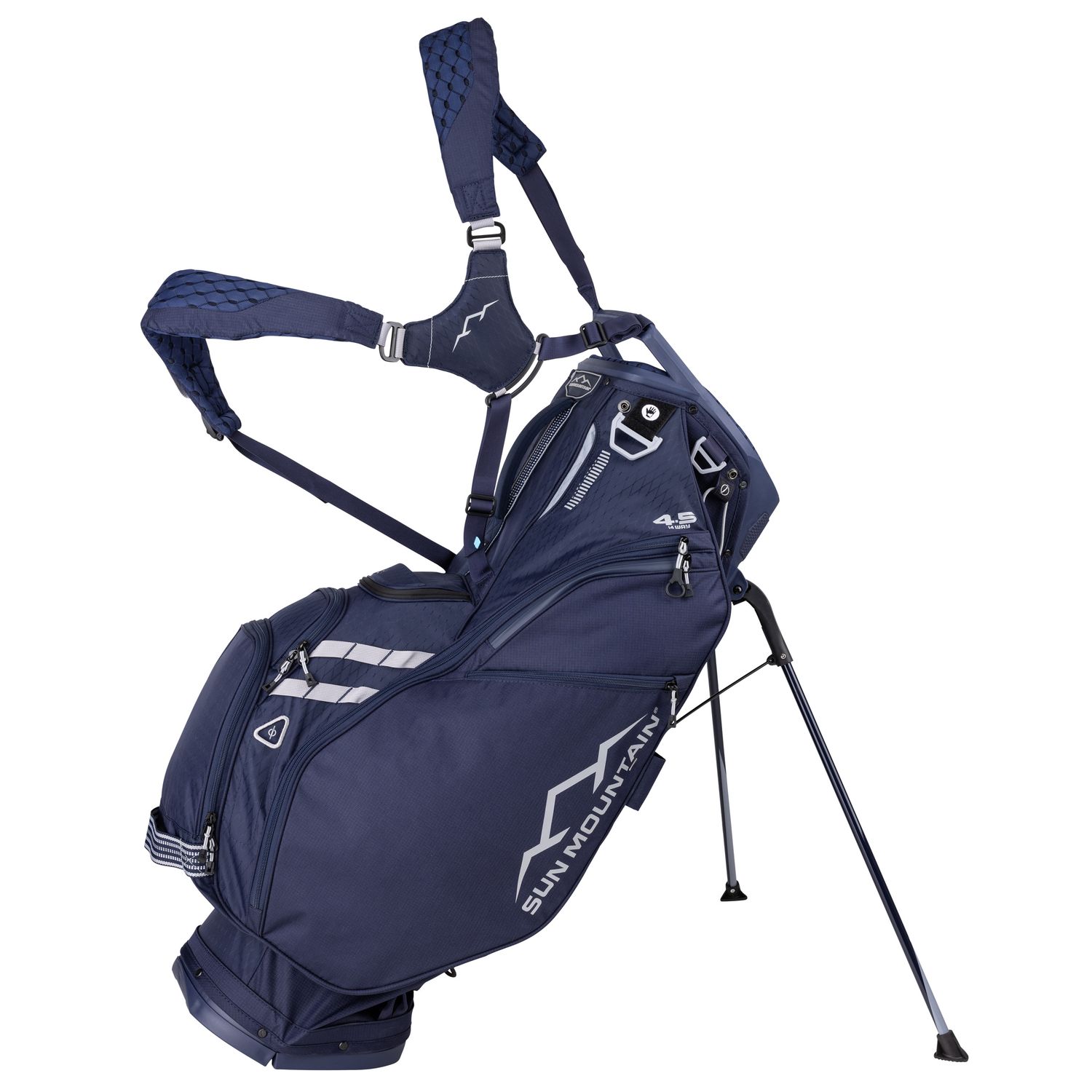 SUN MOUNTAIN UNISEX 4.5LS 14-WAY VLO STAND BAG 25, Color: NAVY