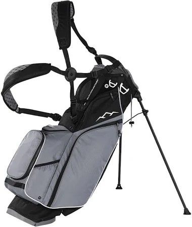 SUN MOUNTAIN UNISEX E-3.5 4-WAY STAND BAG 25, Color: BLACK/NICKEL/WHITE