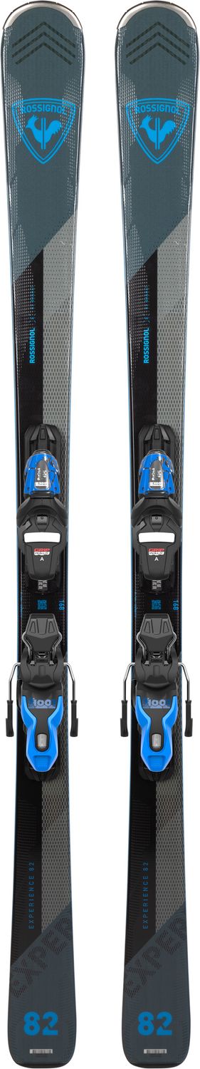 ROSSIGNOL MENS EXPERIENCE 82 BASALT XPRESS DOWNHILL SKIS 25, Color: LIGHT BLUE/GREY/BLACK, Size: 160