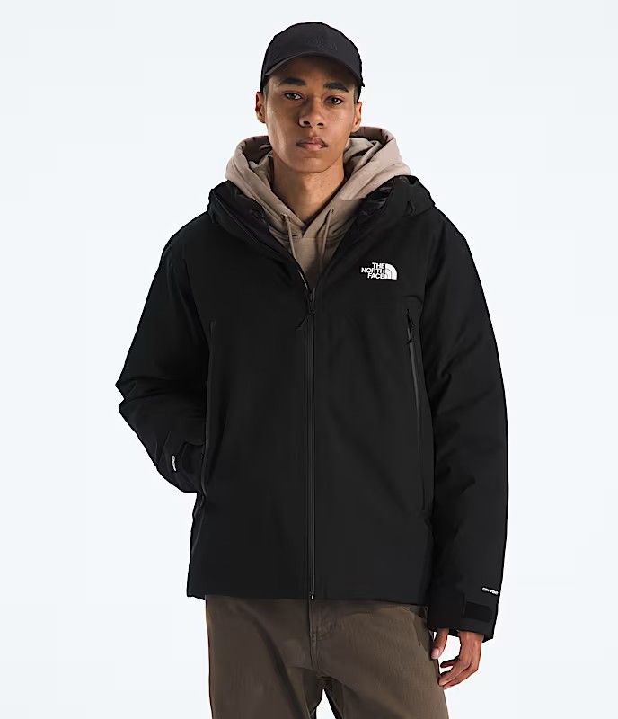 THE NORTH FACE MENS TNF™ RANGE DOWN HOODED WINTER JACKET, Color: TNF BLACK, Size: SMALL