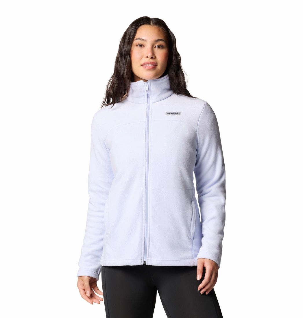 COLUMBIA WOMENS CASTLE DALE™ FULL ZIP FLEECE SWEATER 25, Color: SNOWDRIFT, Size: MEDIUM