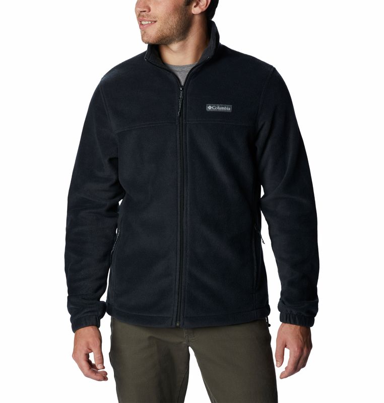 FRONT VIEW OF COLUMBIA MENS STEENS MOUNTAIN™ FULL ZIP 2.0 SWEATER FEATURES LIGHT WARMTH AND SOFT FL…