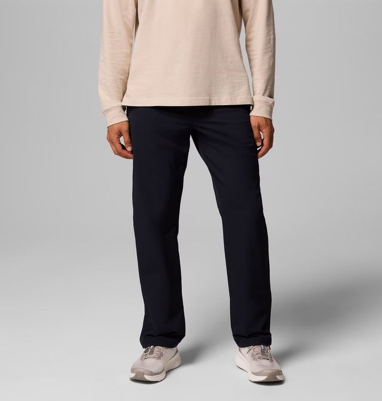 FRONT VIEW OF COLUMBIA MENS ROC™ TECH CHINO PANT FEATURES WATER REPELLENCY TO STAY DRY AND COMFORT …