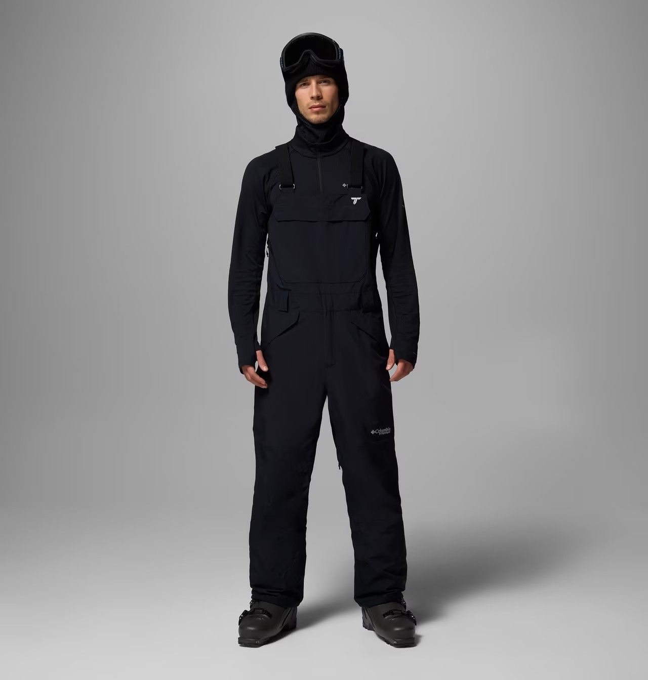 MAIN IMAGE OF COLUMBIA MENS WINTER DISTRICT™ BIB SNOW PANT IN BLACK SMALL REGULAR WITH BREATHABLE W…