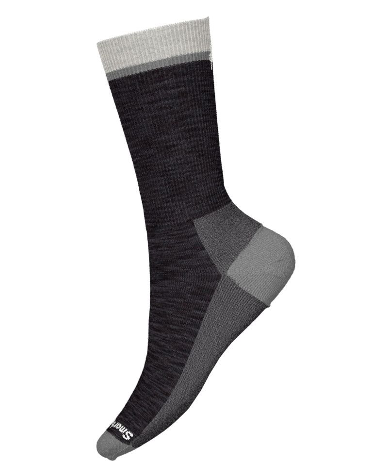 SMARTWOOL WOMENS EVERYDAY COZY BEST FRIEND CREW SOCKS, Color: CHARCOAL, Size: MEDIUM