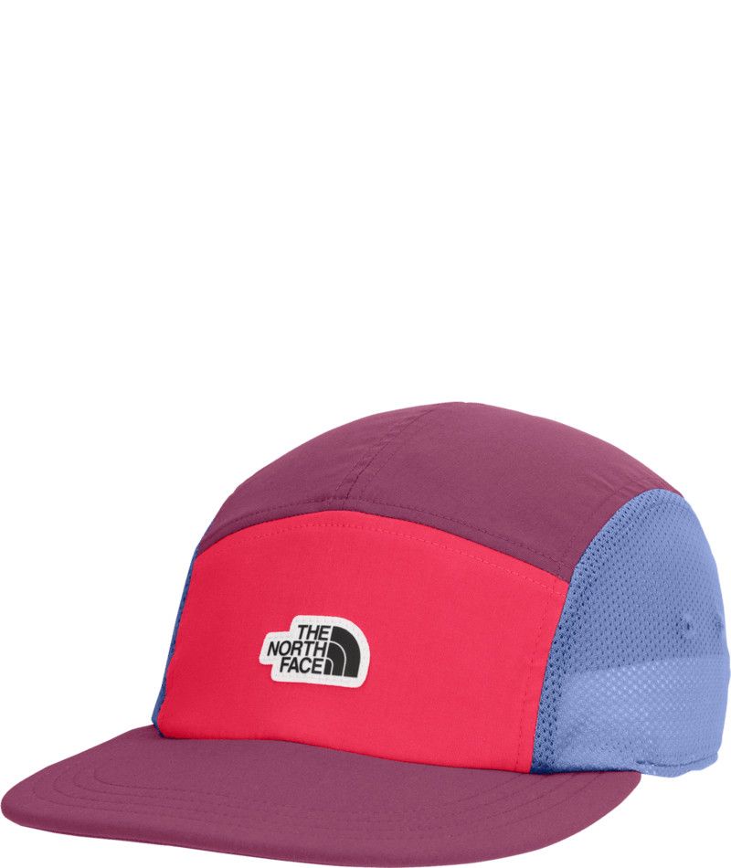 THE NORTH FACE UNISEX CLASS V CAMP CAP 25, Color: CYBER BERRY/VIRTUAL BLUE/HIBISCUS, Size: ADJUSTABLE