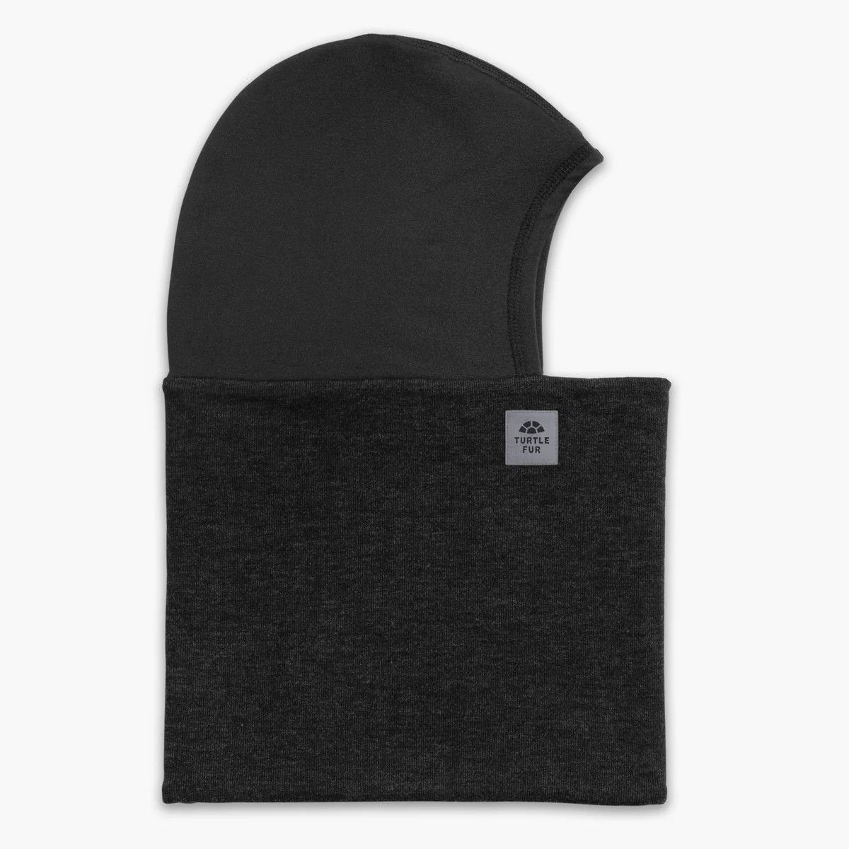 MAIN IMAGE OF TURTLE FUR UNISEX COMFORT LUXE™ SHELLACLAVA BALACLAVA IN BLACK O/S WITH SOFT FABRIC A…