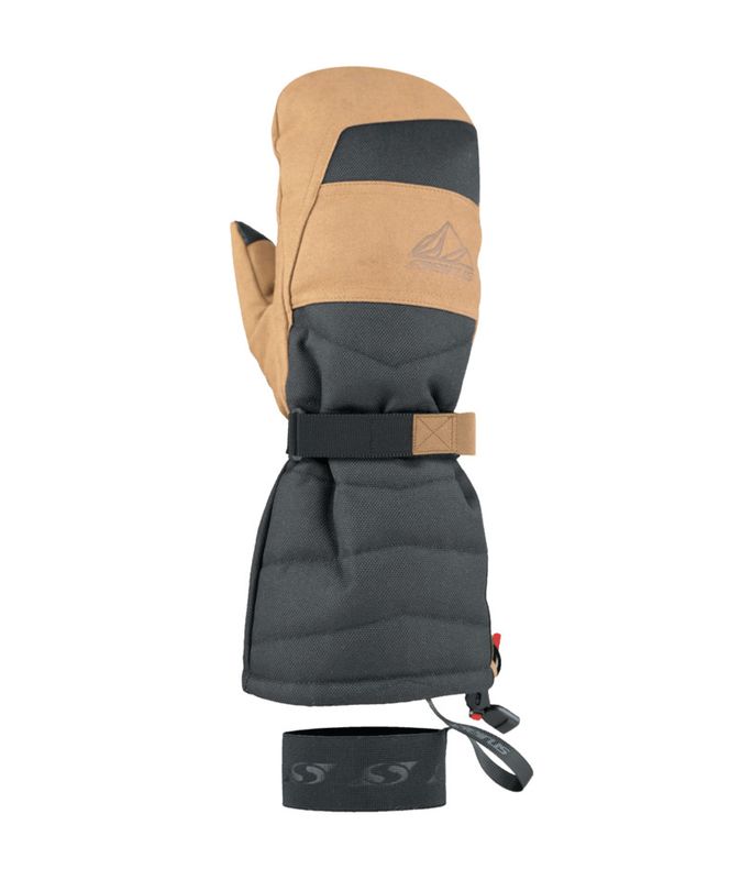 BACK OF HAND VIEW OF SEIRUS WOMENS ST COALMONT™ MITTEN FEATURES WATERPROOF INSERT AND 380G OF WARM …