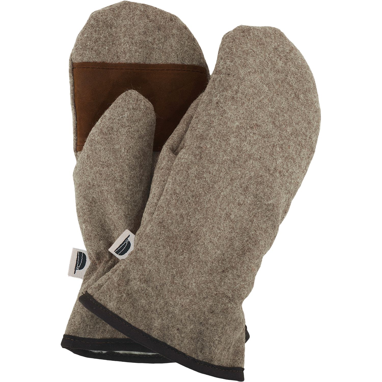 MAIN IMAGE OF STORMY KROMER UNISEX IDA'S MITTEN IN COBBLESTONE LARGE WITH AUTHENTIC LEATHER FOR DUR…