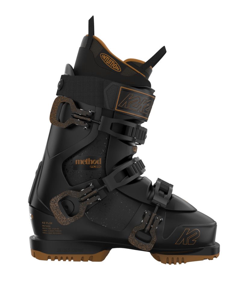 K2 UNISEX METHOD DOWNHILL SKI BOOT, Color: BLACK/BROWN, Size: 26.5