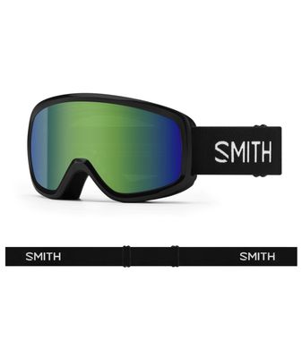 FRONT VIEW OF SMITH YOUTH SNOWDAY GOGGLES FEATURES FITS OVER GLASSES AND ANTI-FOG INNER LENS FOR FO…