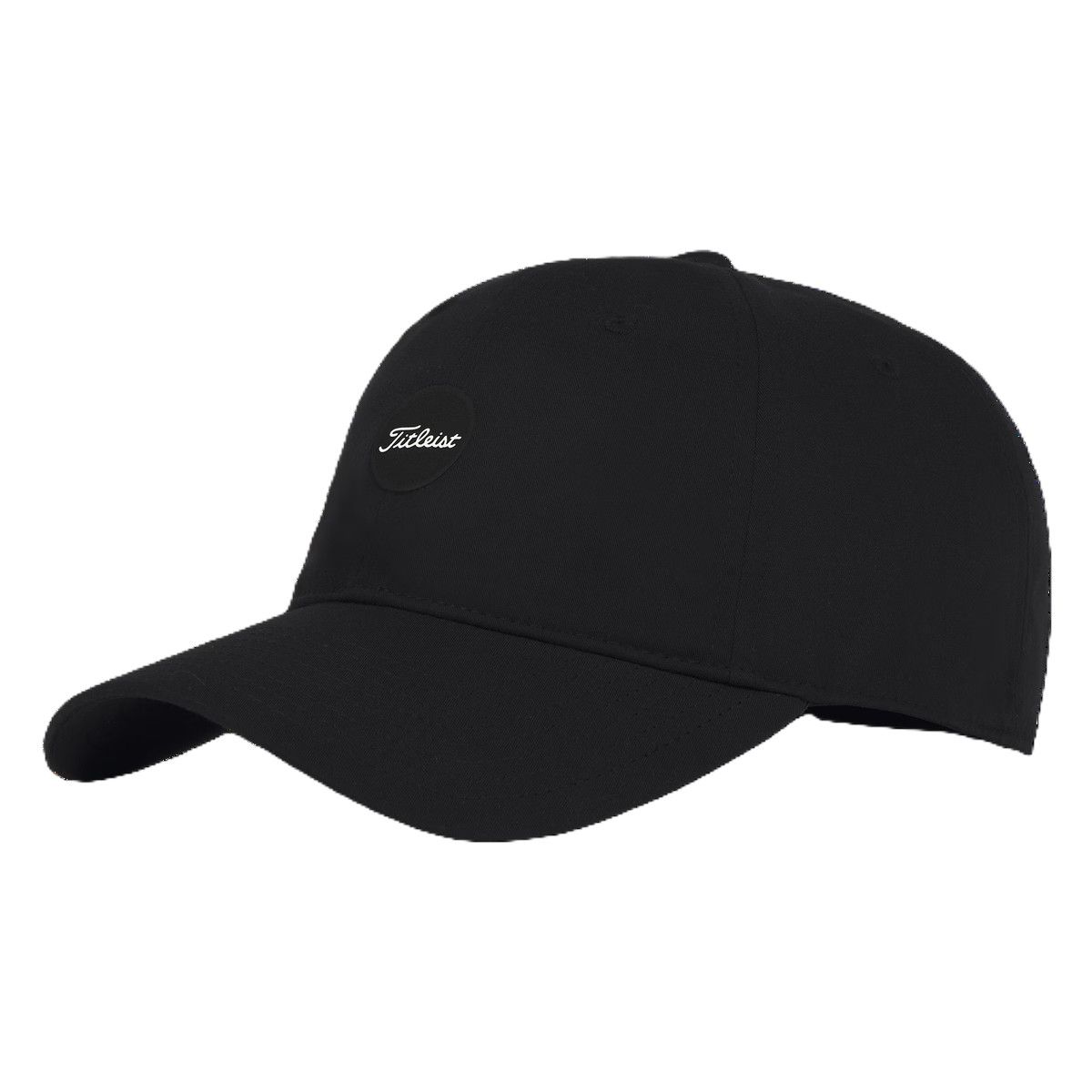 TITLEIST MENS MONTAUK LIGHTWEIGHT GOLF HAT, Color: BLACK/WHITE, Size: ADJUSTABLE