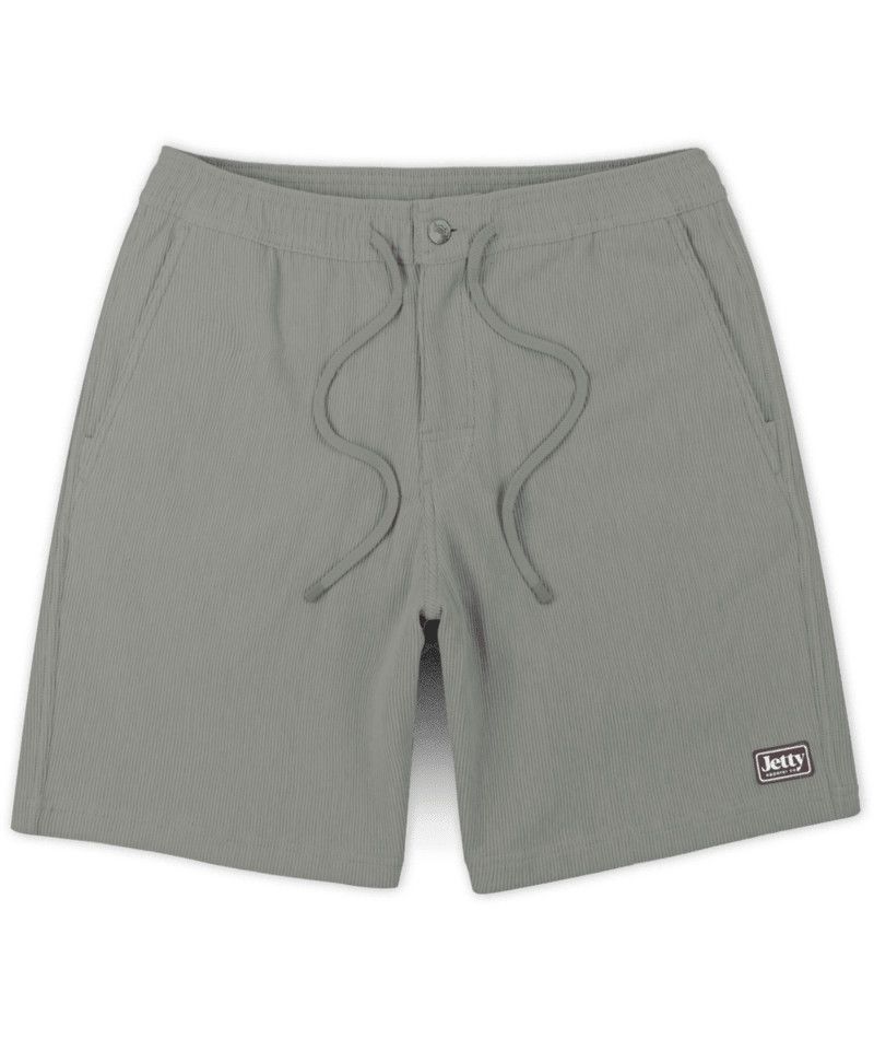 JETTY MENS FAIRVIEW CORD SHORT 25, Color: SAGE GREEN, Size: MEDIUM, Length: 8"