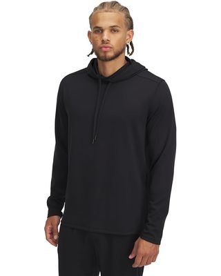 FRONT VIEW OF UNDER ARMOUR MENS UA MOTION HOODIE FEATURES 4-WAY STRETCH AND SOFT FABRIC WITH BREATH…