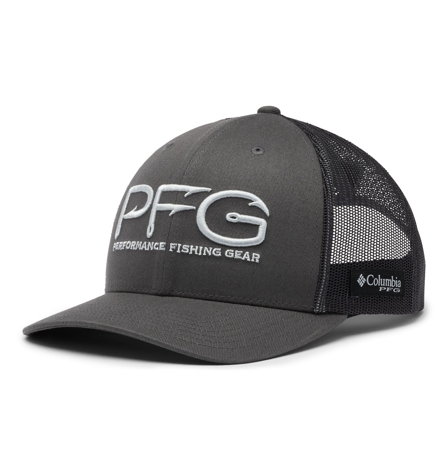 COLUMBIA UNISEX PFG HOOKS™ MESH SNAP BACK CAP, Color: GRILL, Size: O/S